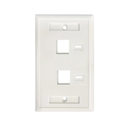 Face Plate 772396 INTELLINET, Blanco 2 Perf. Etiqueta 772396 772396 EAN UPC 766623772396 - MANHATTAN