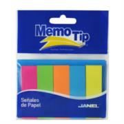 Banderitas Janel Memo Tip Señales de Papel 1.5cmx5cm Colores Neón C/50 Bolsas 6470504295 - Código: 6470504295 | Compra en Guadalajara