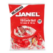 Cinta Adhesiva Janel 119 Corte Fácil 12x10mm Bolsa C/50 1191210700 - Código: 1191210700 | Compra en Guadalajara