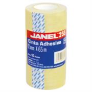 Cinta Adhesiva Janel Económica 255 Polipropileno 0.012x65m Torre C/10 Pzas 255 12X65 TORRE - Código: 255 12X65 TORRE | Compra en Guadalajara