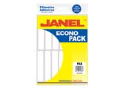 ETIQUETA JANEL ESCOLAR BLANCA 20X105 ECONOPACK E122010200 - Código: E122010200 | Compra en Guadalajara