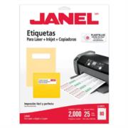 Etiquetas Adhesivas Janel Láser J-5267 1.3x4.5cm C/8000 1095267101 - Código: 1095267101 | Compra en Guadalajara