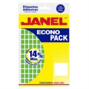 Etiquetas Adhesivas Janel Econopack No 4 Verde 8mm x 20mm C/1008 Etiquetas por Sobre E060820213 - Código: E060820213 | Compra en Guadalajara