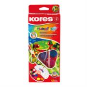 SET DE ACUARELAS GRANDE KORES 12 PASTILLAS CON PINCEL 3010251 - Código: 3010251 | Compra en Guadalajara