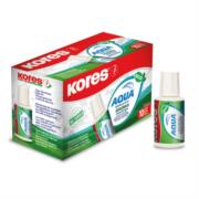 CORRECTOR KORES LÍQUIDO AQUA 20ML C/10 691019 - Código: 691019 | Compra en Guadalajara