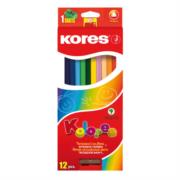 COLORES TRIANGULARES KORES 3MM ESTUCHE C/12 933126 - Código: 933126 | Compra en Guadalajara