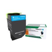 TONER LEXMARK CYAN EXTRA ALTO RENDIMIENTO CS417/CX417 - 71B4HC0