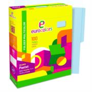 Folder Mapasa Carta Multicolor Color Azul Pastel Pqte 100F PU0032 - Código: PU0032 | Compra en Guadalajara