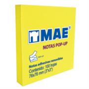 Notas Adhesivas Mae Pop-UP 3x3 Amarillo Neón 100H C/12 26165 - Código: 26165 | Compra en Guadalajara