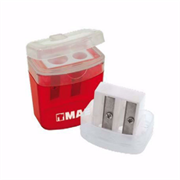 Sacapuntas Mae SPD-2G Doble Depósito con Tapa Caja C/24 Pzas SPD-2G - Código: SPD-2G | Compra en Guadalajara
