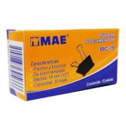 Sujeta Documentos Mae 15mm1/2 12 Pzas BC-15 - Código: BC-15 | Compra en Guadalajara