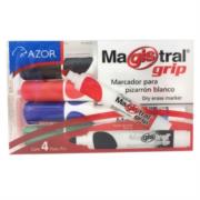 MARCADOR MAGISTRAL 8394 GRIP C/4 COLORES SURTIDOS - 8394