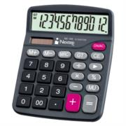 BUNDLE Calculadora Nextep 12 dígitos pantalla grande escritorio Solar/Bateria  CONT. 2 PIEZAS - NEXTEP