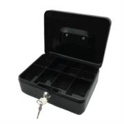 Caja Dinero Nextep Metálica Mediana 20cm Color Negro NE-160 - Código: NE-160 | Compra en Guadalajara