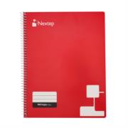 Papelería Nextep NE-007R Cuaderno Nextep NE-007R A Rayas Tamaño Profesional Con 100 Hojas De Resorte - Código: NE-007R | Compra en Guadalajara