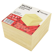 Notas Adhesivas Nextep 3X3 Amarillo 5 Bloques 500 Hojas NE-055A - NEXTEP