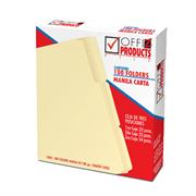 FOLDER OFFIZ MANILA CARTA 3 POCISIONES C/100 PY1073 - Código: PY1073 | Compra en Guadalajara