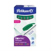 Bolígrafo Pelikan Pointec Punto Mediano 0.7mm Color Verde C/12 Pzas 962738 - Código: 962738 | Compra en Guadalajara