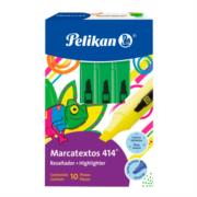 Marcador Resaltador Pelikan 414 Color Verde C/10 Pzas 30160006 - Código: 30160006 | Compra en Guadalajara