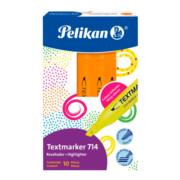 MARCATEXTOS PELIKAN 714 NARANJA C/10 30165004 - Código: 30165004 | Compra en Guadalajara