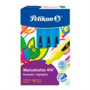 Marcador Resaltador Pelikan 414 Color Azul C/10 Pzas 30160008 - Código: 30160008 | Compra en Guadalajara