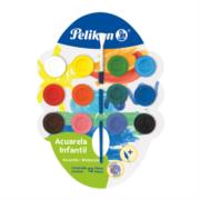 Pinturas Acuarela Pelikan Infantil C/12 Colores 7501215 - Código: 7501215 | Compra en Guadalajara