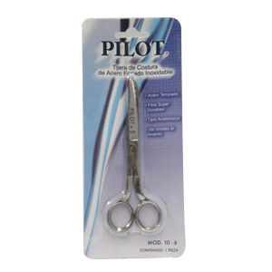 TIJERA PILOT ESCOLAR COSTURA FORJADA 6 10-6V - Código: 10-6V | Compra en Guadalajara