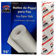 Papel Fax PCM 30 Mts C/36 Rollos CFAX30PCM6 - Código: CFAX30PCM6 | Compra en Guadalajara