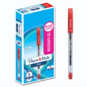 Bolígrafo Gel Papermate Eco Barril Redondo Punto Fino Color Rojo C/6 Pzas 2066239 - Código: 2066239 | Compra en Guadalajara