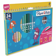 Plumones Papermate Unipunta Colores Surtidos C/24 Pzas 2136338 - Código: 2136338 | Compra en Guadalajara