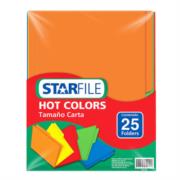 Folder StarFile Hot Colors Carta Arcoíris C/25 Pzas PH0040 - Código: PH0040 | Compra en Guadalajara