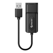Adaptador Steren USB a Fast Ethernet RJ45 Color Negro 506-430 - Código: 506-430 | Compra en Guadalajara
