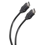 Cable HDMI Steren Conectores Niquelados Alta Velocidad 90cm Color Negro - 206-843