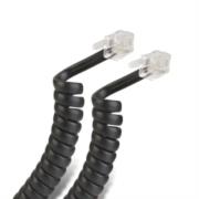Cable Telefónico Steren Espiral para Auricular 4.5m Color Negro - 302-015N