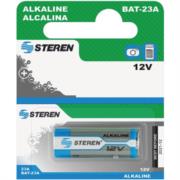 BATERÍA ALCALINA STEREN BAT-23A TIPO CILINDRO 12 VOLTS 55MAH -COMPATIBLE CON MAGNETO DUOSMART Y OTROS DISPOSITIVOS SIMILARES - Código: BAT-23A | Compra en Guadalajara
