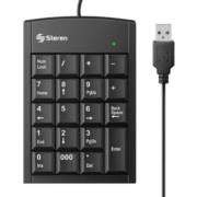 Teclado Numérico Steren USB Extra Plano 19 Teclas Color Negro COM-625 - Lenovo