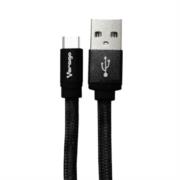 Cable Vorago Usb Tipo C  1 Metro Carga Rapida Negro Cab 123 Bk - CAB-123-BK