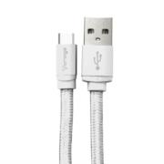 Cable Vorago Usb Tipo C  1 Metro Carga Rapida Blanco Cab 123 Wh - CAB-123-WH