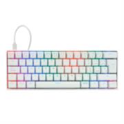 Teclado Mecanico Game Factor 60  Rgb Switch Red Usb Tipo C Kbg560 Wh - KBG560-WH