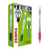 Bolígrafo Zebra Z-1 Punto Fino 0.7mm Tinta Híbrida Color Rojo C/12 Pzas 7905-02 - Código: 7905-02 | Compra en Guadalajara