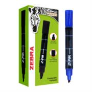 Marcador Permanente Zebra Z-PM Bold Punta 0.5mm Color Azul C/6 PZAS 4010-01 (6PZ) - Código: 4010-01 (6PZ) | Compra en Guadalajara